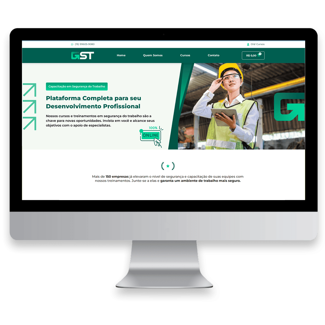 plataforma ead de cursos segurança do trabalho