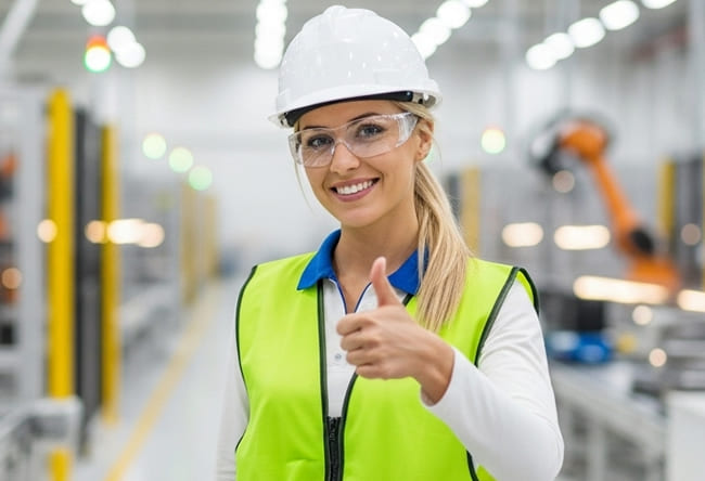 profissional confiante